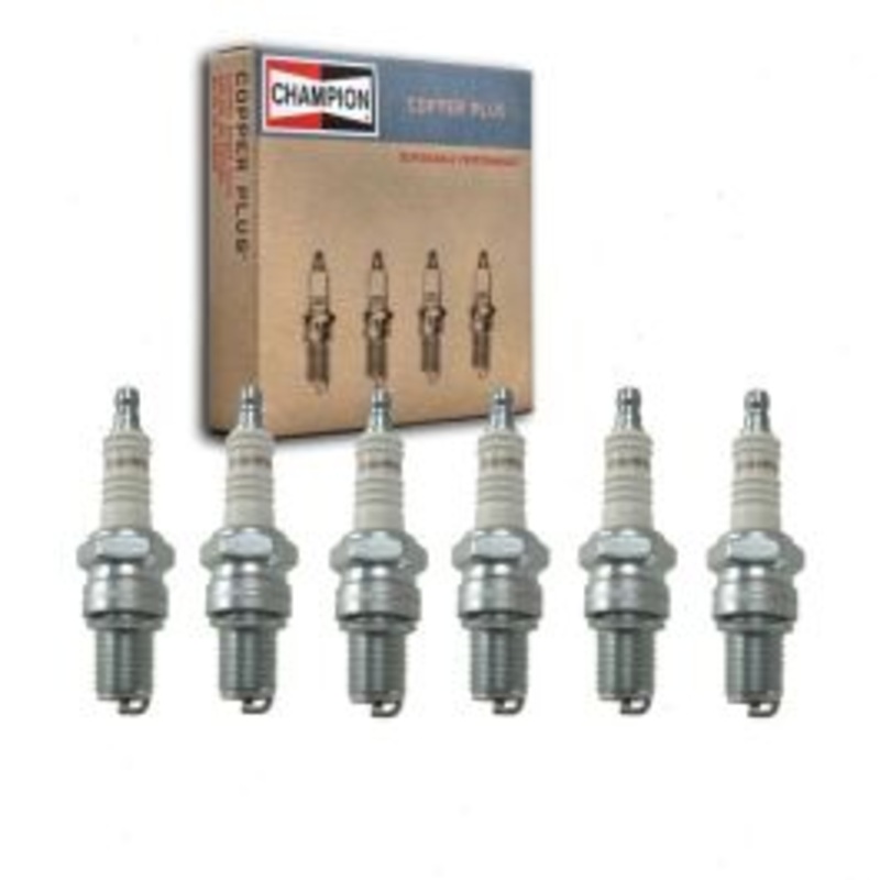 6 pc Champion Copper Plus Spark Plugs for 1954-1955 BMW 501B 2.0L L6