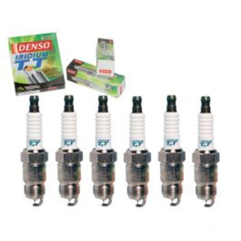 6 pc DENSO Iridium TT Spark Plugs for 1985-1989 Dodge B150 3.7L 3.9L L6 V6