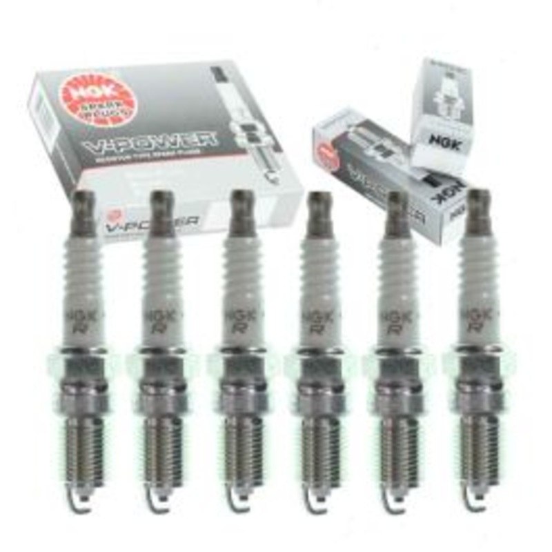 6 pc NGK V-Power Spark Plugs for 1988-2005 Buick LeSabre 3.8L V6