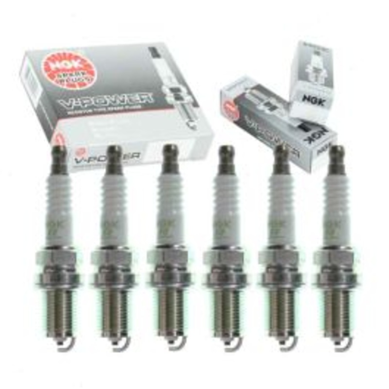 6 pc NGK V-Power Spark Plugs for 2001-2005 BMW 330xi 3.0L L6