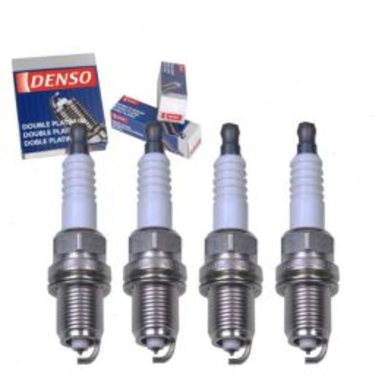 4 pc DENSO Double Platinum Spark Plugs for 2001-2011 Saab 9-5 2.0L 2.3L L4