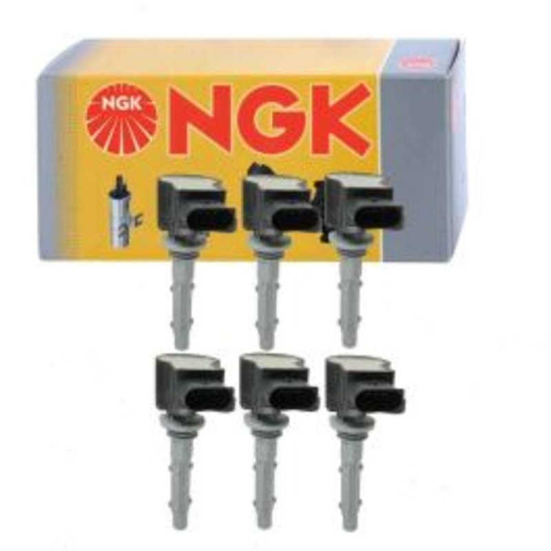 6 pc NGK Ignition Coils for 2006-2009 Mercedes-Benz CLK350 3.5L V6