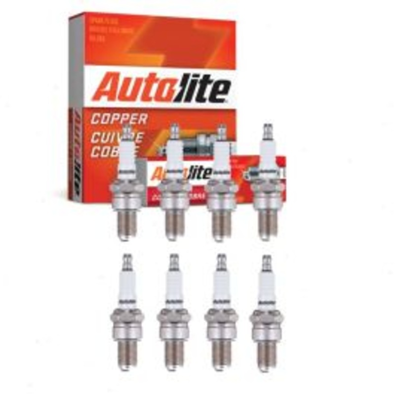 8 pc Autolite Copper Core Spark Plugs for 1950-1951 Allard J2 3.6L 3.9L 4.4L V8