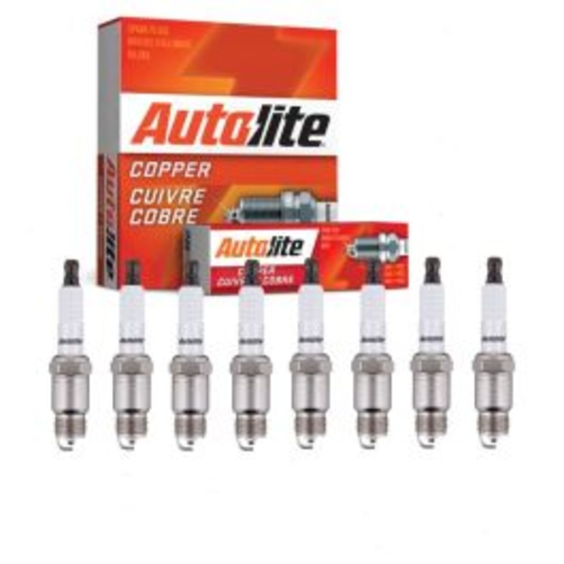 8 pc Autolite Copper Core Spark Plugs for 1973-1987 Buick Regal 4.4L 5.0L 5.7L 7.5L V8