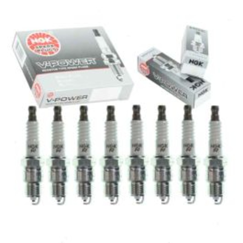 8 pc NGK V-Power Spark Plugs for 1969-1974 Ford Galaxie 500 5.8L 6.6L 7.0L 7.5L V8