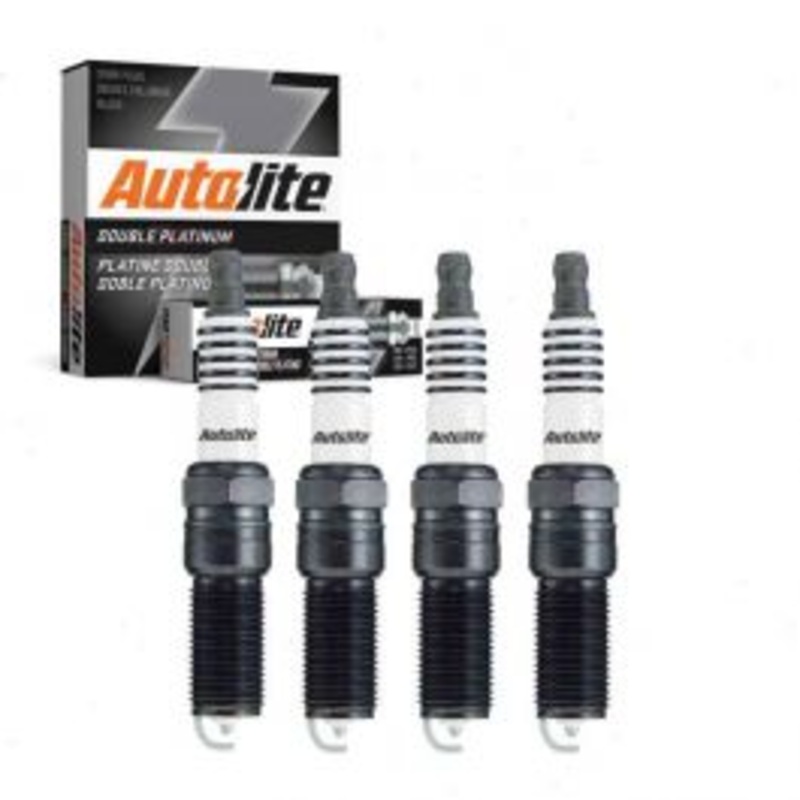 4 pc Autolite Double Platinum Spark Plug for 2004 Saturn L300 2.2L L4