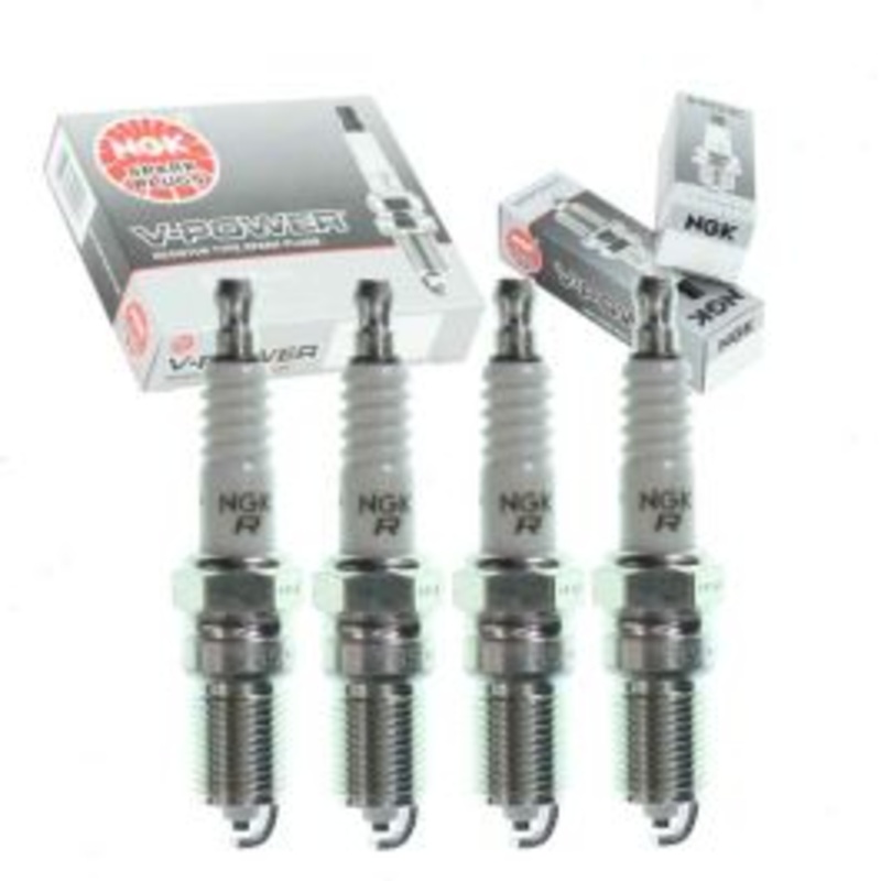 4 pc NGK V-Power Spark Plugs for 1998-2003 GMC Sonoma 2.2L L4