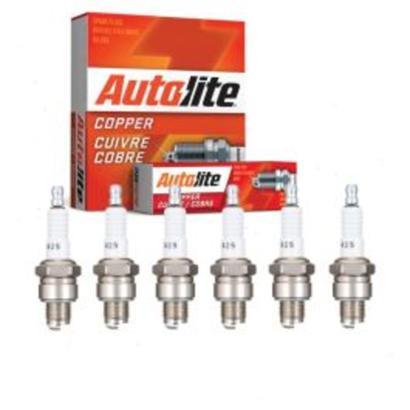 6 pc Autolite Copper Core Spark Plugs for 1949 Jaguar XK120
