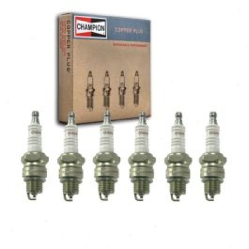 6 pc Champion Copper Plus Spark Plugs for 1963-1965 Jeep J-320 3.8L L6