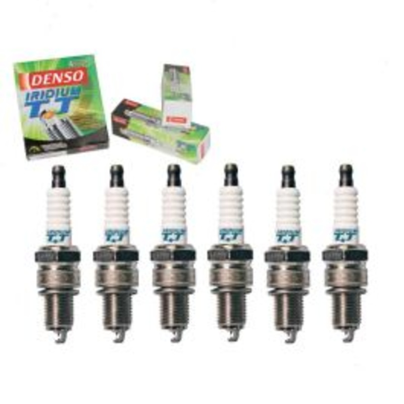 6 pc DENSO Iridium TT Spark Plugs for 1968-1974 Dodge W100 Pickup 3.7L L6