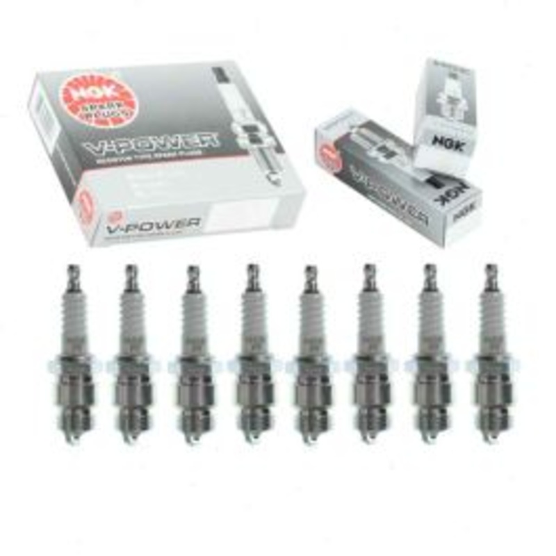 8 pc NGK V-Power Spark Plugs for 1955-1964 Ford Sunliner 4.3L 4.4L 4.7L 4.8L 5.4L 5.8L 6.4L V8