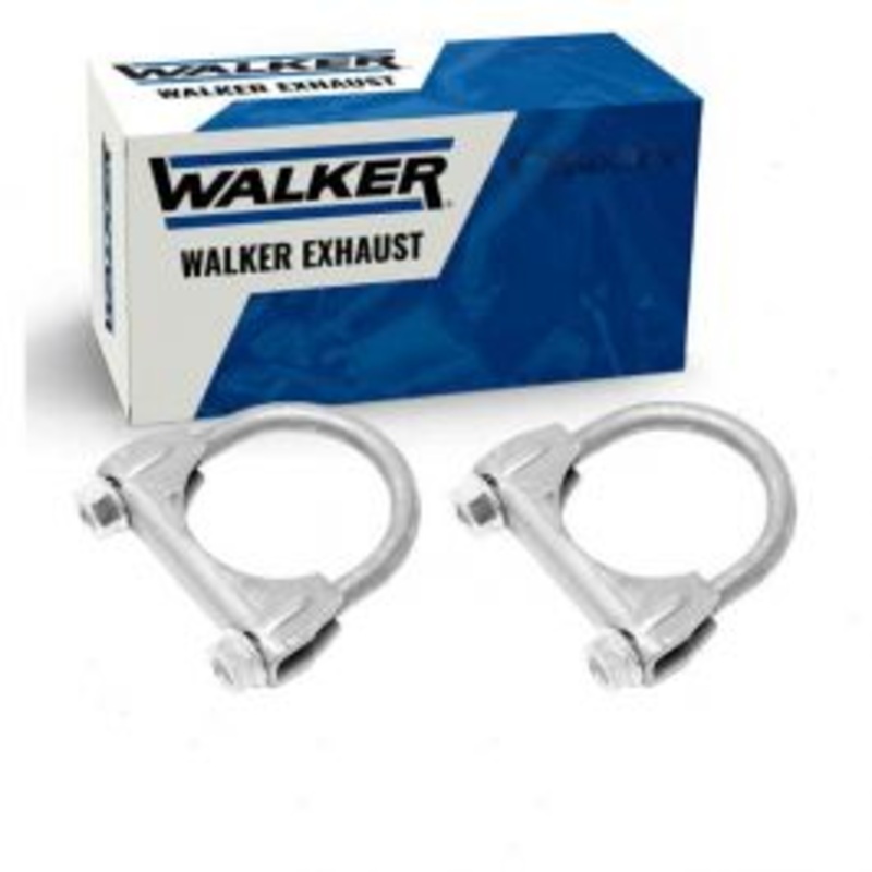 2 pc Walker Exhaust Clamps for 2009-2014 Dodge Challenger 3.5L 3.6L V6