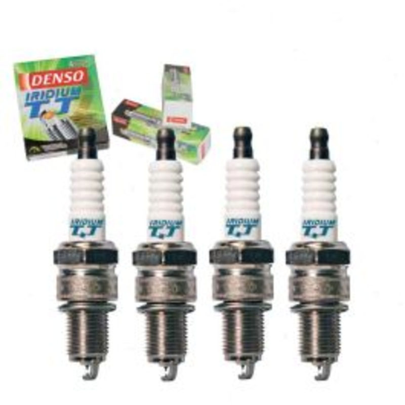 4 pc DENSO Iridium TT Spark Plugs for 1981-1994 Toyota Tercel 1.5L L4