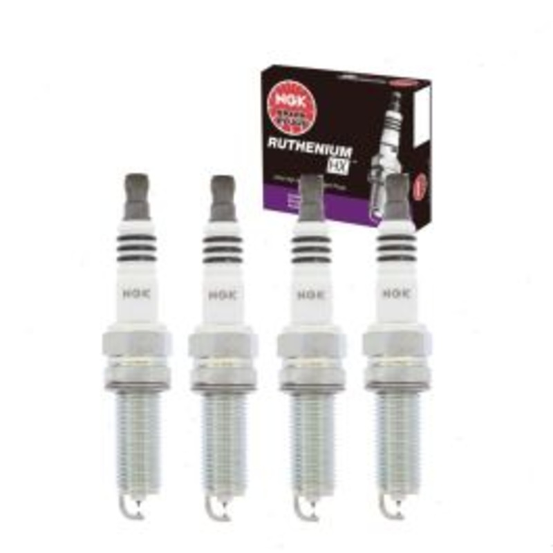 4 pc NGK Ruthenium HX Spark Plugs for 2013-2015 Acura ILX 2.0L 2.4L L4