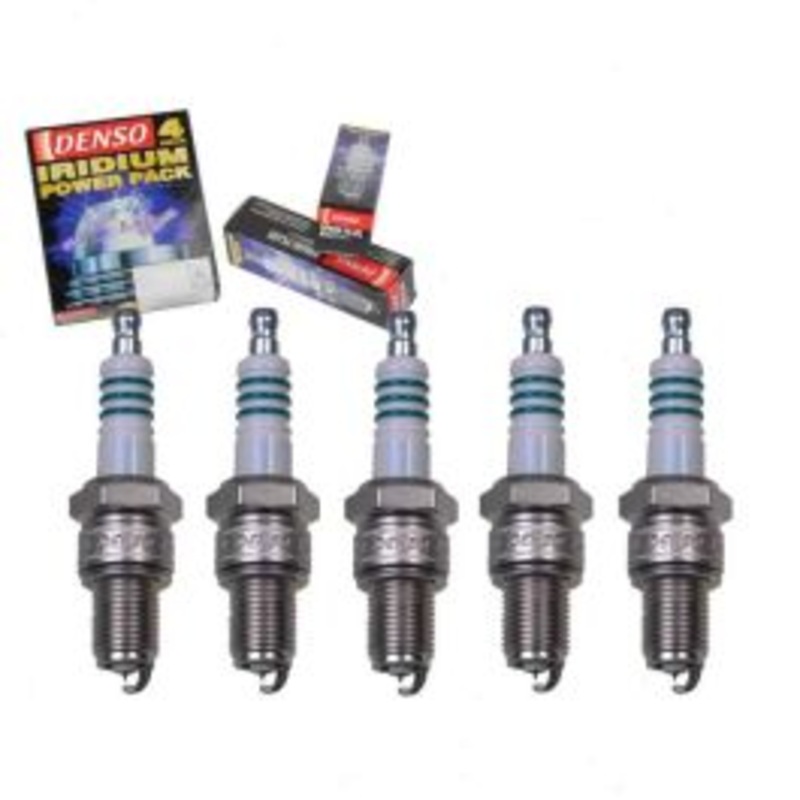 5 pc DENSO Iridium Power Spark Plugs for 1980-1984 Audi 4000 2.2L L5