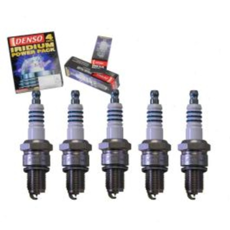 5 pc DENSO Iridium Power Spark Plugs for 1987 Audi Coupe 2.3L L5