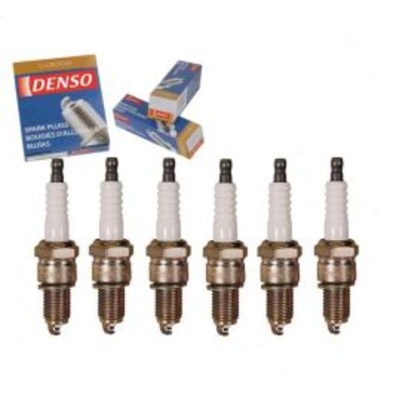 6 pc DENSO Standard U-Groove Spark Plugs for 1965-1972 Plymouth Barracuda 2.8L 3.2L 3.7L L6