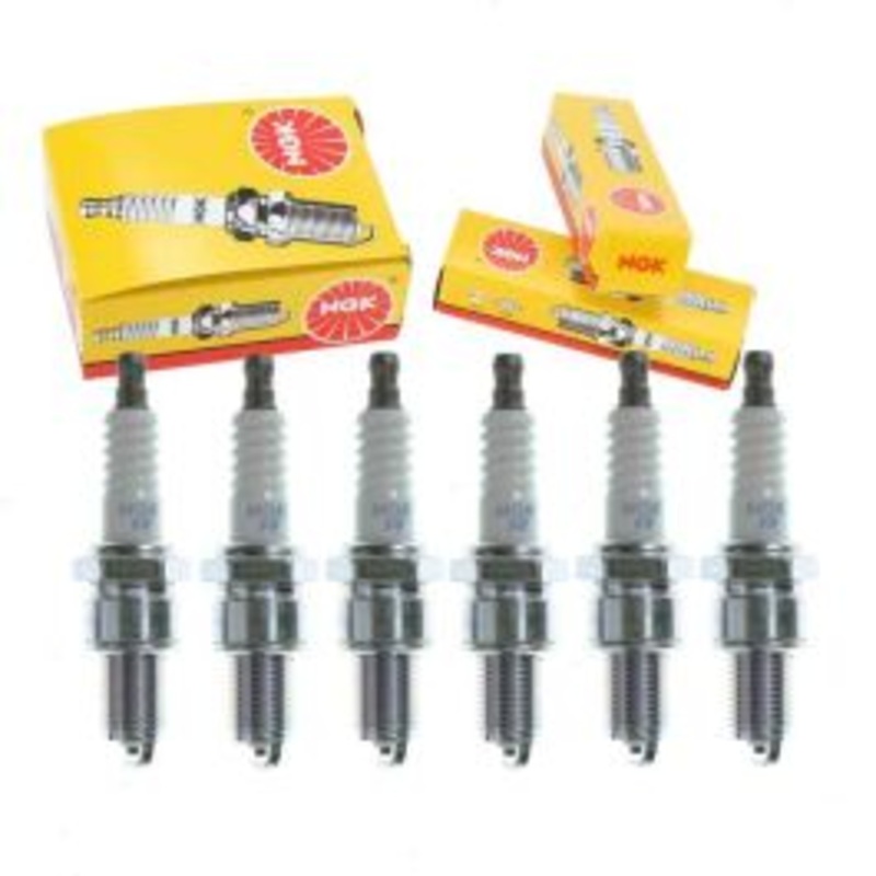 6 pc NGK Standard Spark Plugs for 1990-1991 Dodge Ram 50 3.0L V6