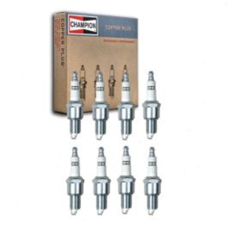 8 pc Champion Copper Plus Spark Plugs for 1975-1980 Dodge D200 5.2L 5.9L V8