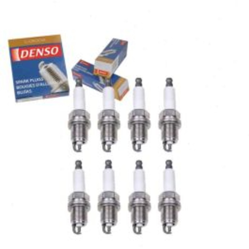 8 pc DENSO Standard U-Groove Spark Plugs for 1997 Dodge B2500 5.2L V8