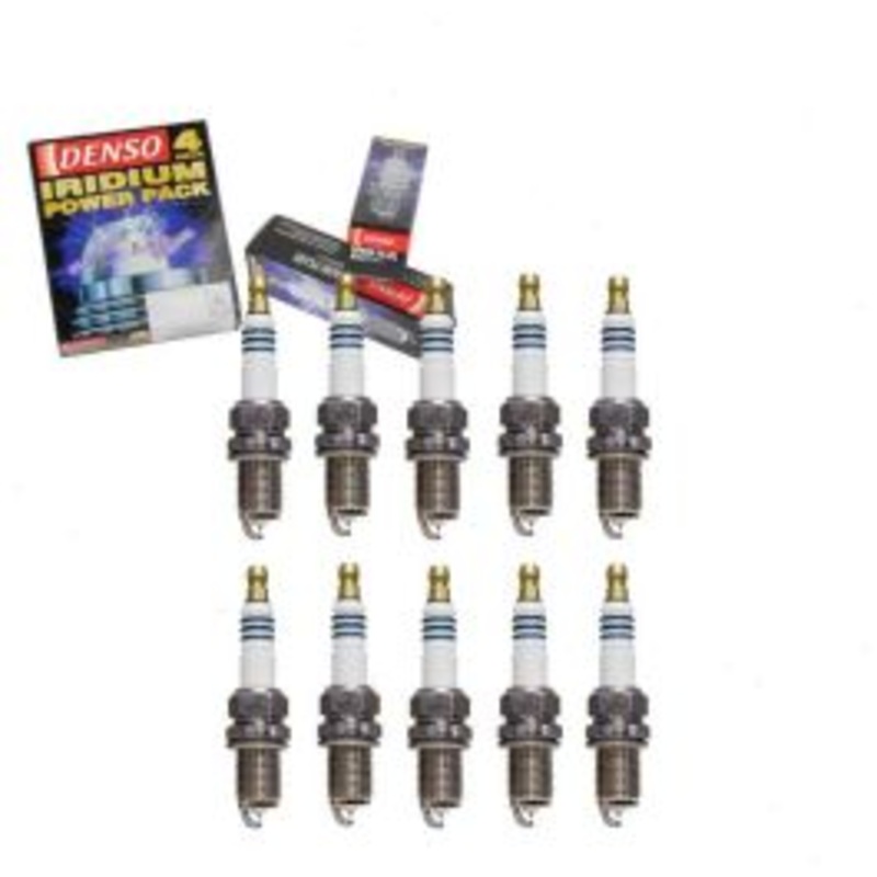 10 pc DENSO Iridium Power Spark Plugs for 2010-2015 Audi R8 5.2L V10