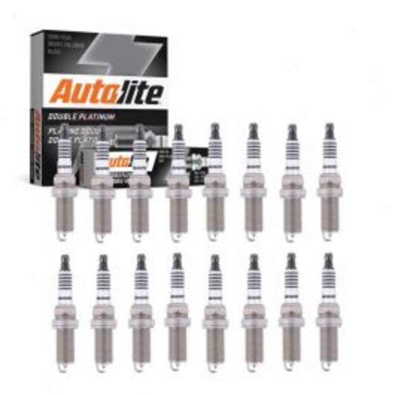 16 pc Autolite Double Platinum Spark Plug for 2009-2010 Jeep Commander 5.7L