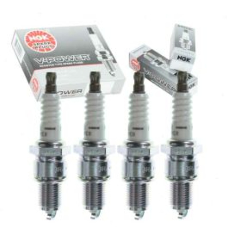 4 pc NGK V-Power Spark Plugs for 1987-1994 Dodge Shadow 2.2L 2.5L L4