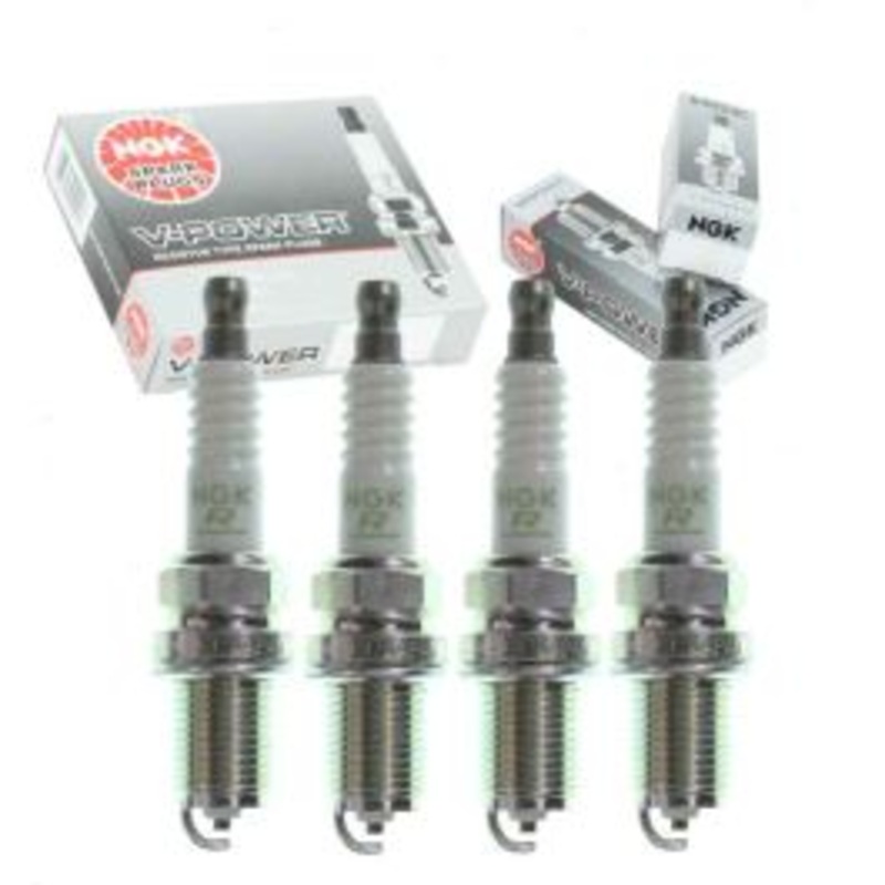 4 pc NGK V-Power Spark Plugs for 1992-2011 Toyota Camry 2.2L 2.4L L4
