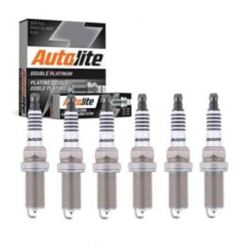 6 pc Autolite Double Platinum Spark Plug for 2002-2004 Infiniti I35