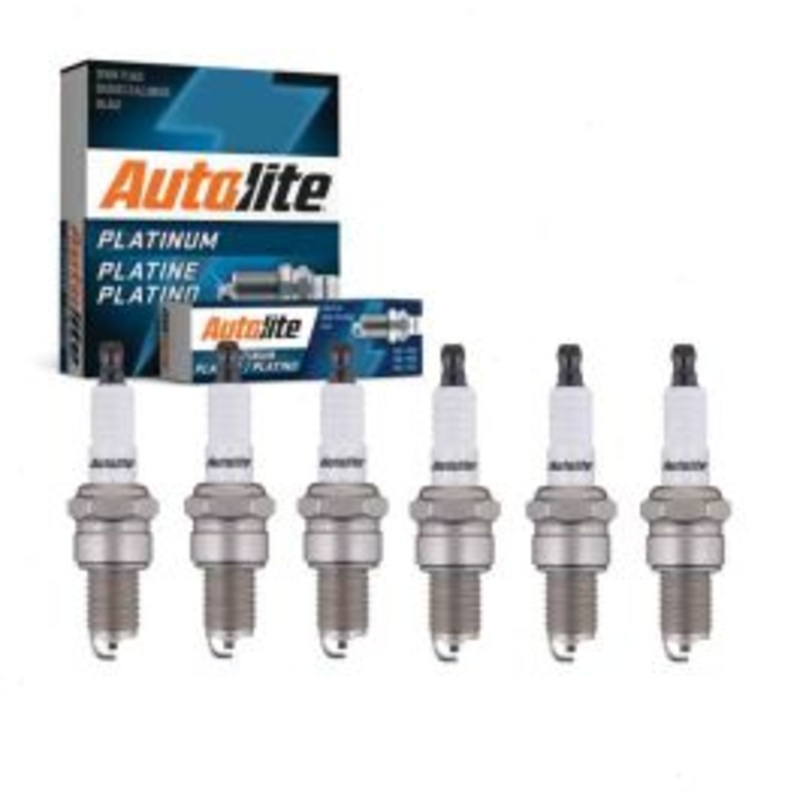 6 pc Autolite Platinum Spark Plug for 1959 Jaguar Mark IX 3.4L 3.8L L6