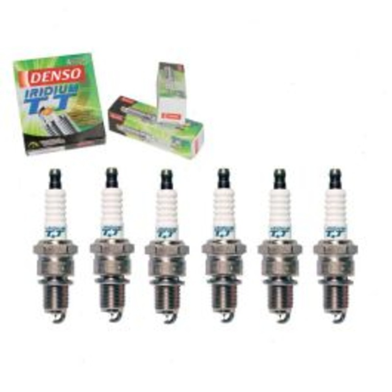 6 pc DENSO Iridium TT Spark Plugs for 1967 GMC C35 C3500 Pickup 4.8L L6
