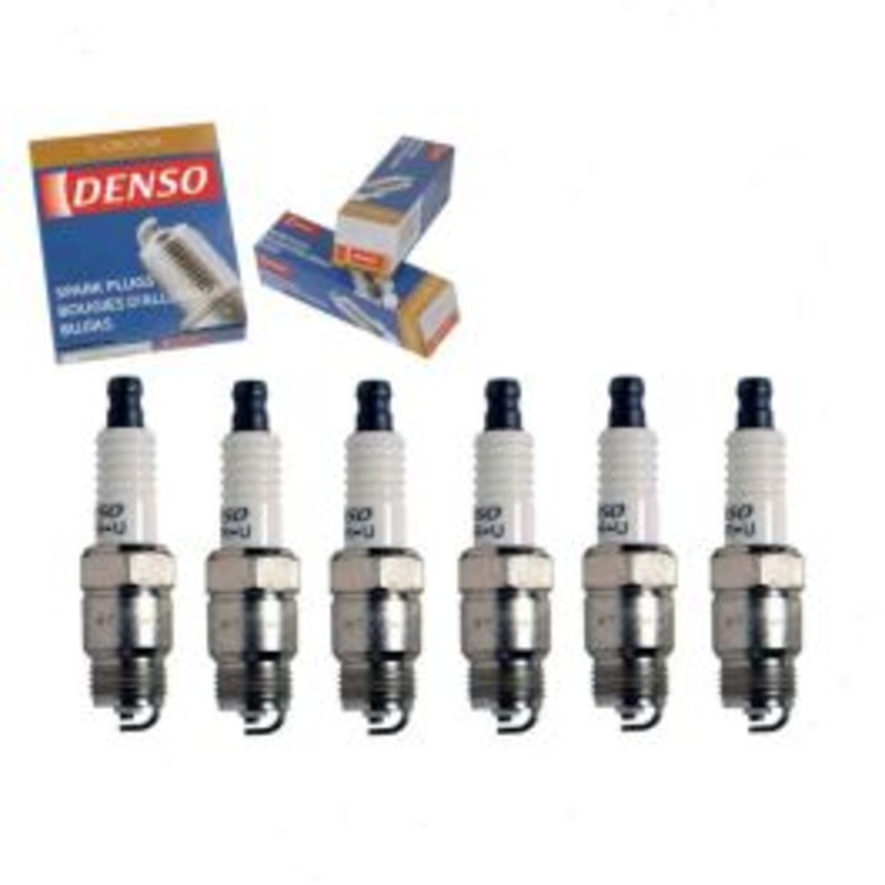 6 pc DENSO Standard U-Groove Spark Plugs for 1987 Chevrolet R10 4.3L V6
