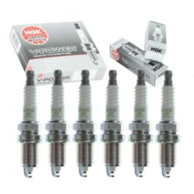 6 pc NGK V-Power 6855 ZFR7F-11 Spark Plugs