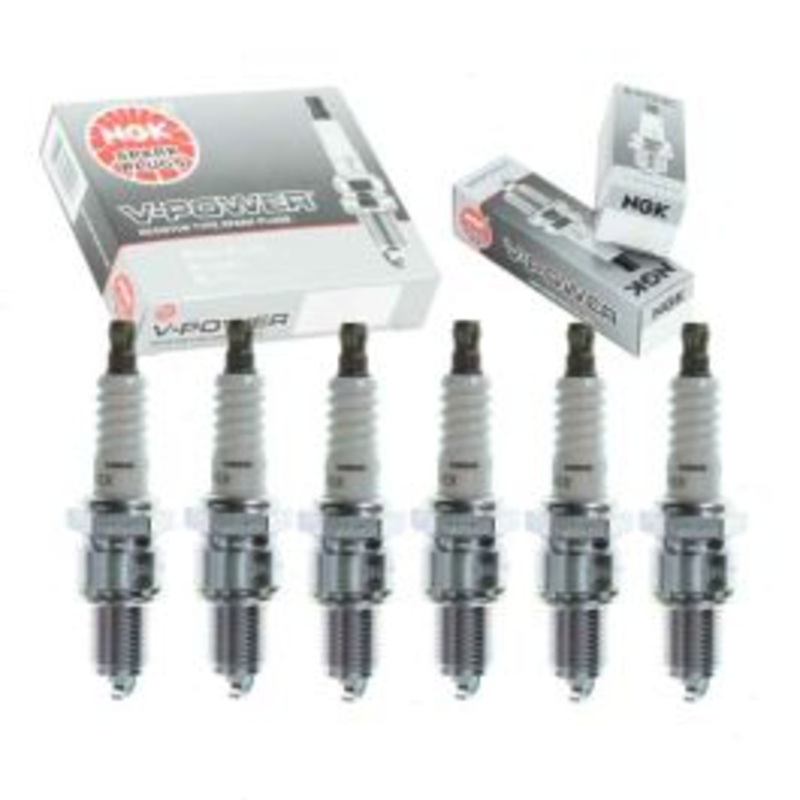 6 pc NGK V-Power Spark Plugs for 1966-1969 Oldsmobile F85 4.1L L6