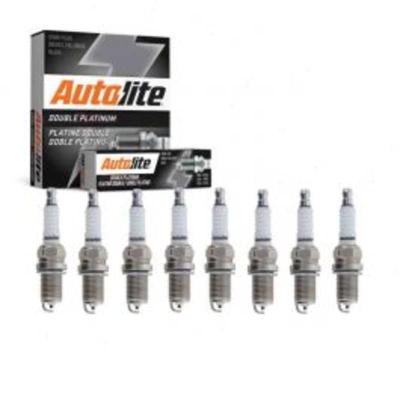 8 pc Autolite Double Platinum Spark Plug for 1998-2009 Jaguar Vanden Plas