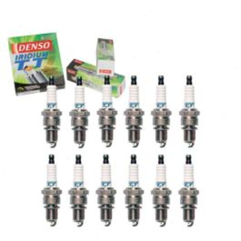 12 pc DENSO Iridium TT Spark Plugs for 1975 Ferrari 365 GT4 4.4L H12