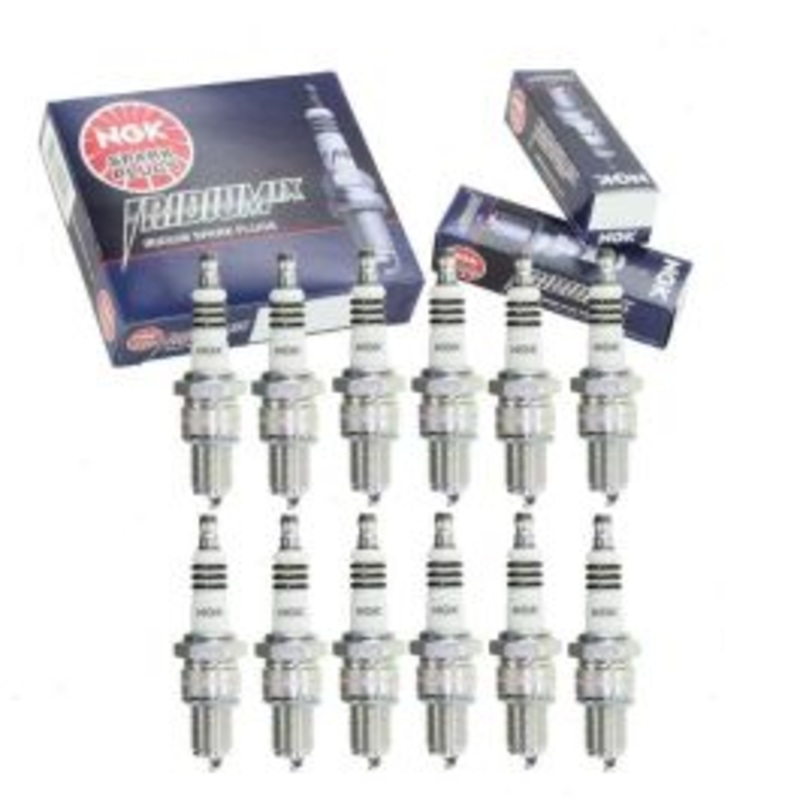 12 pc NGK Iridium IX Spark Plugs for 1964-1966 Lamborghini 350GT 3.5L V12