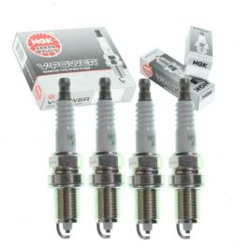 4 pc NGK V-Power Spark Plugs for 1988-1989 Mazda 626 2.2L L4