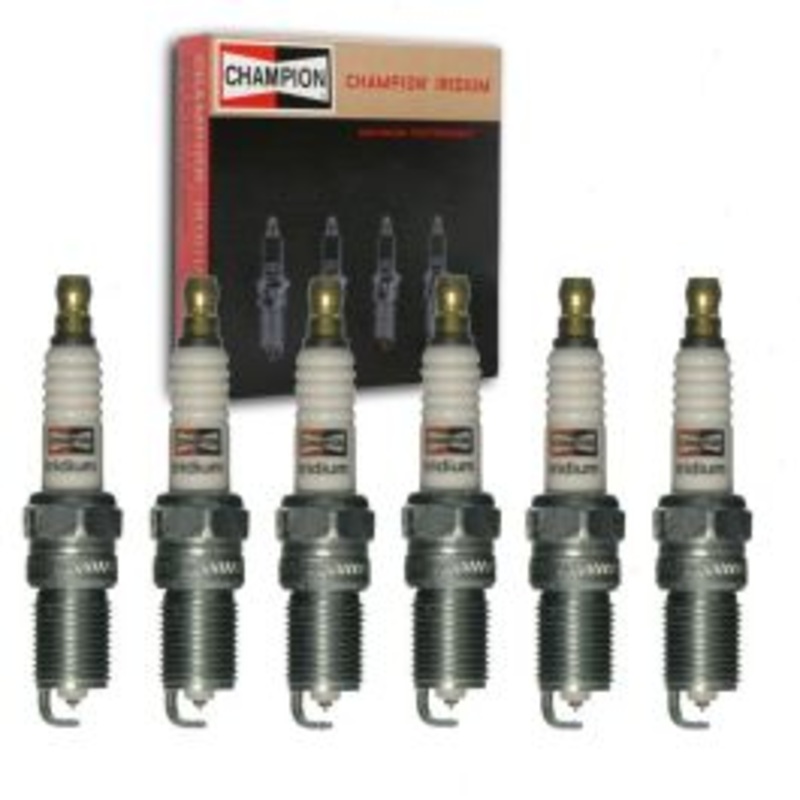 6 pc Champion Iridium Spark Plugs for 1992-1999 Pontiac Trans Sport 3.4L 3.8L V6