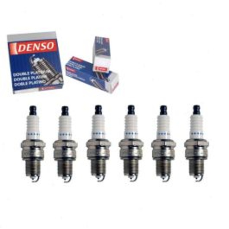 6 pc DENSO Double Platinum Spark Plugs for 1968-1969 Checker Marathon 3.8L 4.1L L6