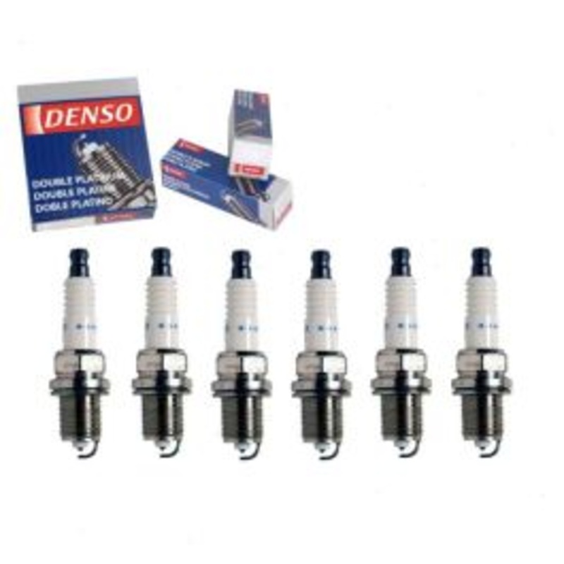 6 pc DENSO Double Platinum Spark Plugs for 1990-1993 Mercedes-Benz 300CE 3.0L 3.2L L6