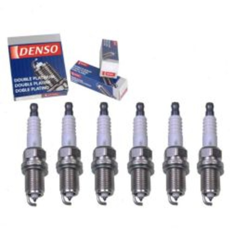 6 pc DENSO Double Platinum Spark Plugs for 2006-2009 Mitsubishi Raider 3.7L V6