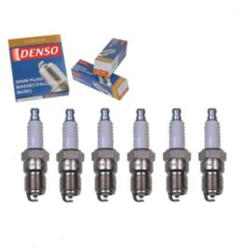 6 pc DENSO Standard U-Groove Spark Plugs for 1996-1998 Chevrolet C1500 4.3L V6