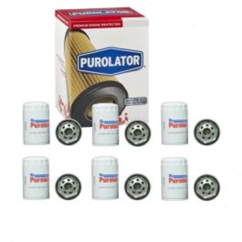 6 pc Purolator L30165 Engine Oil Filters