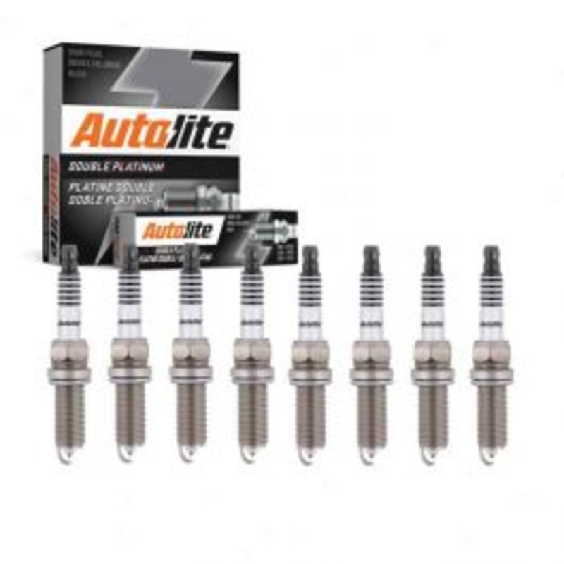 8 pc Autolite Double Platinum Spark Plug for 2017-2019 Cadillac Escalade