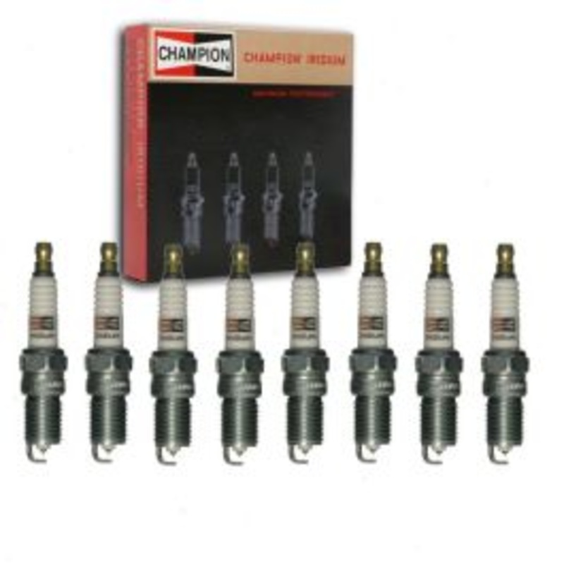 8 pc Champion Iridium Spark Plugs for 1993-1995 Ford F-150 5.8L V8