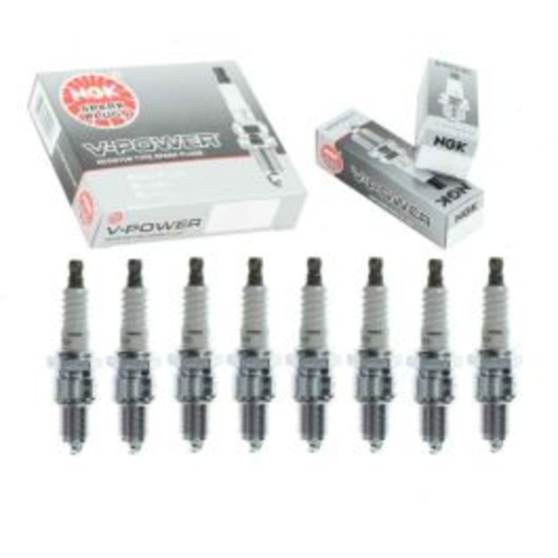 8 pc NGK V-Power Spark Plugs for 1957 Dodge D501 5.8L V8