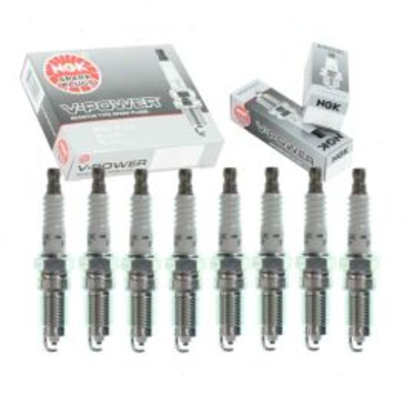 8 pc NGK V-Power Spark Plugs for 1987-1991 Mercury Colony Park 5.0L V8