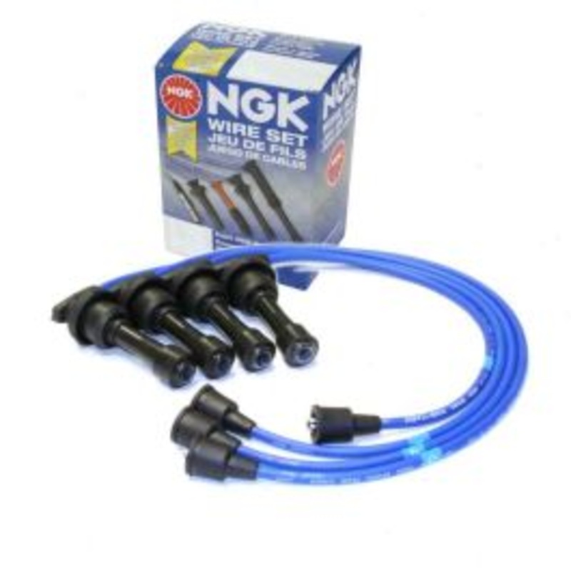 NGK Spark Plug Wire Set for 1989-1992 Mitsubishi Mirage 1.6L L4