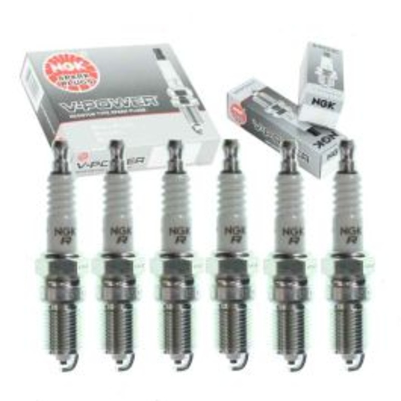 6 pc NGK V-Power Spark Plugs for 1987-1993 Mercedes-Benz 190E 2.6L L6